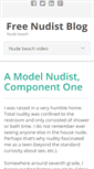 Mobile Screenshot of nudistsass.com
